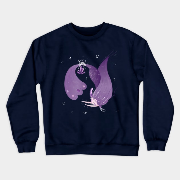 Mermay amethyst Crewneck Sweatshirt by strawberrystyle